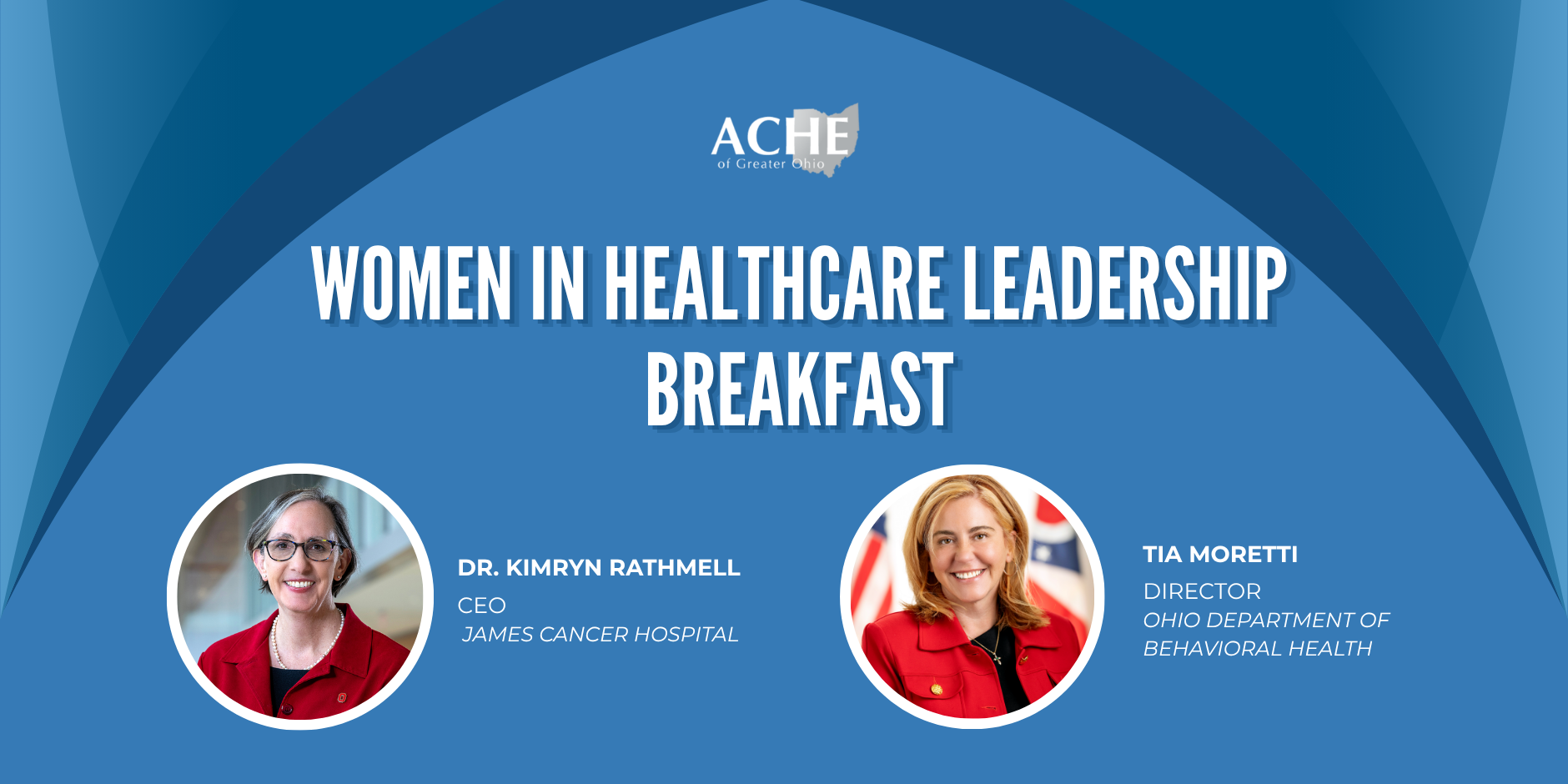 women in healthcare leadership summit flyer
