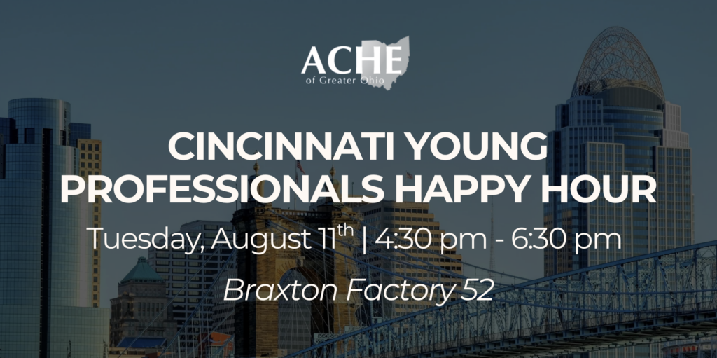 Cincinnati Young Professionals Event on August 11th Flyer